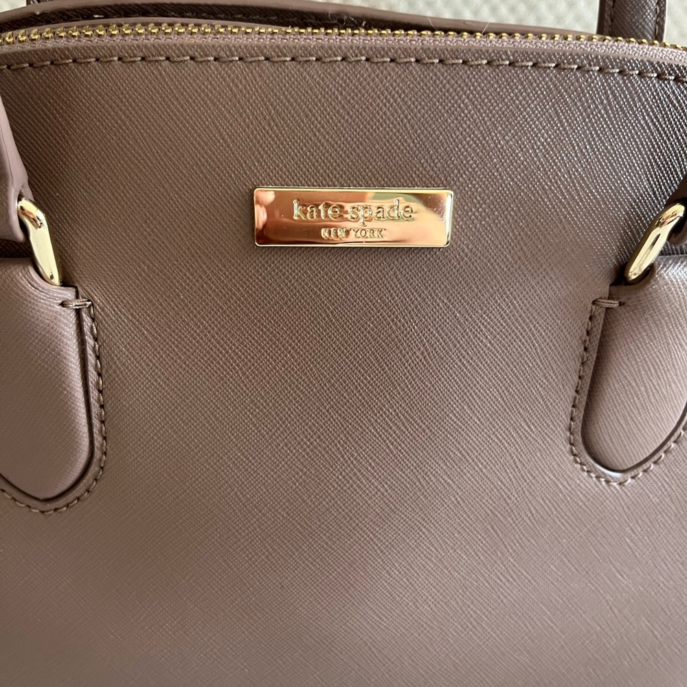 Kate Spade Taupe Tote Bag - Picture 2 of 6